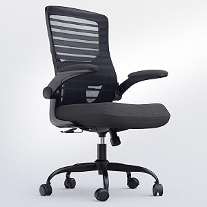 QLTPLUS Office Desk Chair for Long Hours & Lower Back Pain Relief – 4“ Thick Molded Fo
