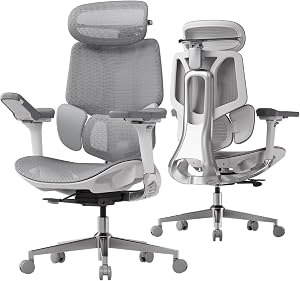 Hbada E3 Pro Ergonomic Office Chair, Big and Tall Office Chair - with 3-Zone Dynamic Lumba