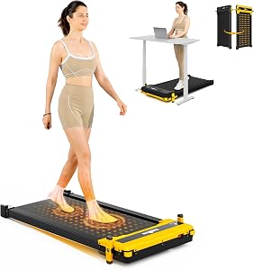 THERUN Under Desk Walking Pad Treadmill with 5%/10% Incline, 2.5HP with 330/265 LBS Weight