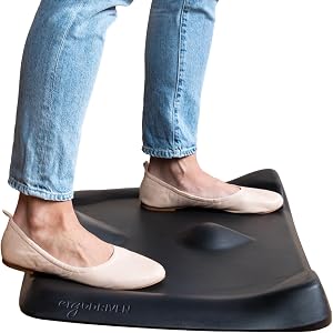 Standing Desk Mat - Topo Mini by Ergodriven | The Smaller Not-Flat Anti-Fatigue Standing D